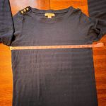 Banana Republic  Shoulder Button Crew Neck Pullover Sweater Blue Size Medium Photo 6