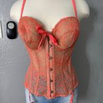 Savage X Fenty Keepsake Lace Corset, Posh Pink, XL Photo 1