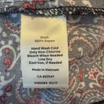 Talbots  Women’s Patriotic Paisley Bandand Print Sleeveless Shift Dress  Sz 6 Photo 3