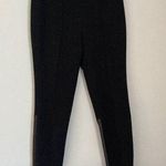 Emerson Fry Pants Womens 4 Black Ponte Pencil Faux Leather Minimalist Capsule Photo 0