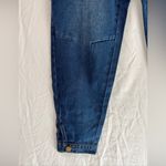 Denim Blvd  High Waisted Mom‎ Jeans With Snap Cuffs Photo 1