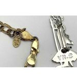 Barbie Mattel Vintage Gold plated Bracelet & Brooch Jewelry Set Collectors 1980s Photo 3