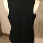 J.Crew  Black sleeveless eyelet shirt size Small Photo 3