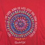 Delta  Bright Red Graphic Short Sleeve Tee Photo 3