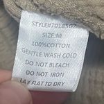 Anthropologie 100% cotton gauze olive green smocked jumpsuit Photo 4