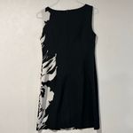 Connected Apparel Connected Petite Black White Floral Sheath Dress Women’s 10P Sleeveless Work Car Photo 1