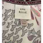 Knox Rose  Women Wrap XL/2X‎ Pink Floral Open Front Cottage Grandma Boho Festival Photo 1