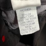 NWT Mother Denim SNACKS! The Down Low Sweet Tooth Skimp Jeans in Faded Black 25 Brown Photo 6