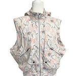 FREE PEOPLE MOVEMENT Off The Grid Printed Vest Size Medium in Ivory Floral Pink Photo 0