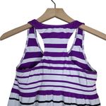 Athleta  Women's M Striped Racerback Athletic Tank with Shelf Bra Photo 3