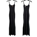 SKIMS Soft Lounge Slip Maxi Dress in Onyx Foil Glitter NWT Photo 11