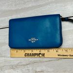 Coach Vibrant Blue Leather Wristlet Wallet Purse Y2K Multifunction Gift Photo 10