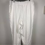 Lands' End  Classic Linen White Pants Photo 5