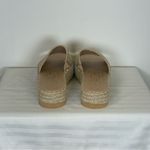 New! BEACH BY Matisse Natural Jute Platform Slip Photo 4