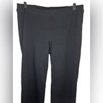 Eileen Fisher Pull On Straight Ponte Pants Size PS Black Photo 2