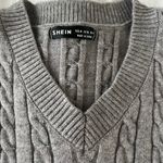 SheIn Gray Sweater Vest Photo 2