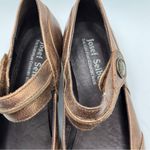 Josef Siebel Mary Jane Bronze Metallic Leather Block Heel European 39 US 8.5 Photo 3