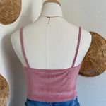 Light Pink Corset Crop Top Size M Photo 1