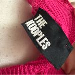 The Kooples  Romantic Mixed Knit Crop Top In Pink Size Medium Photo 2