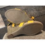 Aerology Girl Plush Yellow Wedge Sandals NEW Size 8.5 Photo 7