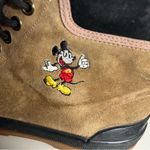 Disney Mickey & Co Suede High Top Sneakers Rubber Trim Embroidered Mickey Photo 6