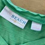 Belle Beach Kim Gravel Green V Neck Ruffle Sleeve Tunic Shirt Top Plus Size Size undefined Photo 3