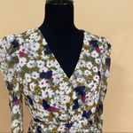 ASTR  Floral Ruched Waist Minidress Olive Floral S Photo 9