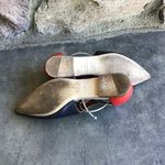 Malone Souliers Montana Two Toned Leather Lace Up Flats Photo 6