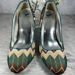 Shiekh  Chevron Pattern Heels Photo 2