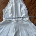Lulus White Dress with Lace Trim Photo 5