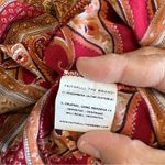 Faithfull the Brand Faithful The Brand Red Romper Paisley Print Boho Festival Bandana Small Photo 9