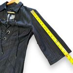 Lafayette 148 Black Denim Half Sleeve Dress - Size 6 Photo 6