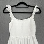  Smocked Dress Womens Small White Midi Wilfred Reminisce Summer Aritzia Photo 1
