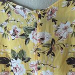 Faithfull the Brand Faithful The Brand Yellow Jeanette Floral Mini Dress Size Small Photo 3