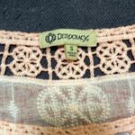 Democracy peach lace and embroidered blouse in small. Photo 1