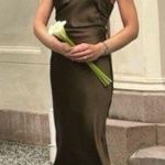 Reformation  Anaiis Silk Dress Morel Brown 8 Photo 0