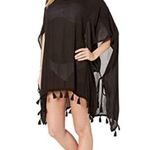 ROXY MAKE YOUR SOUL PONCHO SZ XS/Small Swim Cover Up Black Photo 2