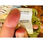 Ramy Brook Women's Green Satin Style Cargo Gold Button Detail Emil Pants size 8 Photo 5