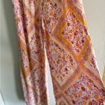 SO Floral Strapless Jumpsuit - purple‎ orange  boho cottagecore Y2K Flowy xl fall Photo 3