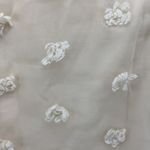 Polagram  Chic lined cropped Pom Pom top cream sz S cute girly dainty Photo 4