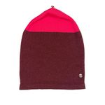 Lululemon  Burgundy Pink Two Tone Colorblock Merino Wool Knit Beanie OS unisex Photo 0
