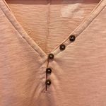 Knox Rose Knox‎ Rose Women Size Medium  V-Neck Shirt Peach Cotton Modal Beachy Photo 3