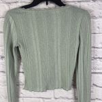 Vylette Y2K Coquette Girly Babydoll Long Sleeve Lightweight Cardigan Size Small Green Photo 8