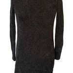 American Eagle  Outfitters Dark Grey Chenille Sweater Dress Long Sleeve XS Photo 0