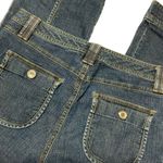 Jones Wear VTG Y2K Capri Jeans Womens 8 Cuffed Patch Pockets Utility Denim 32x22 Photo 3