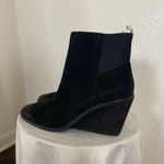DR SCHOLLS ORIGINAL COLLECTION Black Be Free Almond Wedge Booties Boots 10 Photo 2