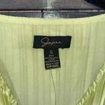 Japna Soprano Green‎ Pleated Sleeveless Top Blouse V Neck Elastic Waist Photo 5