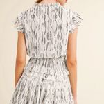 Anthropologie New Reset By Jane - Lulu Dress Ruffle Skirt Cap Sleeve Flattering Waist Small Photo 1