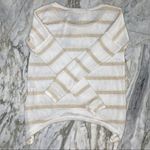 Big star BUCKLE | TEE BY Women's Metallic Striped Shark Bite Hem Sweater Size XS Photo 3