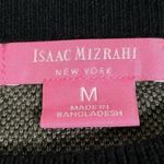 Isaac Mizrahi Sweater Women's Medium Pullover Crewneck Soft Camo Black Green Photo 5